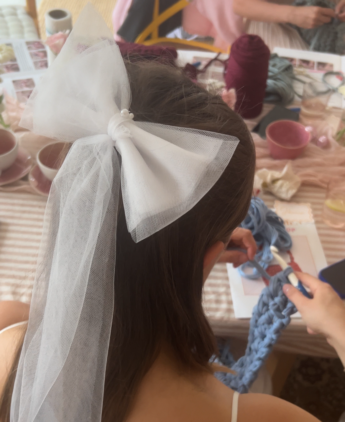 Bride to be beim Crochet Bag Workshop in Münster