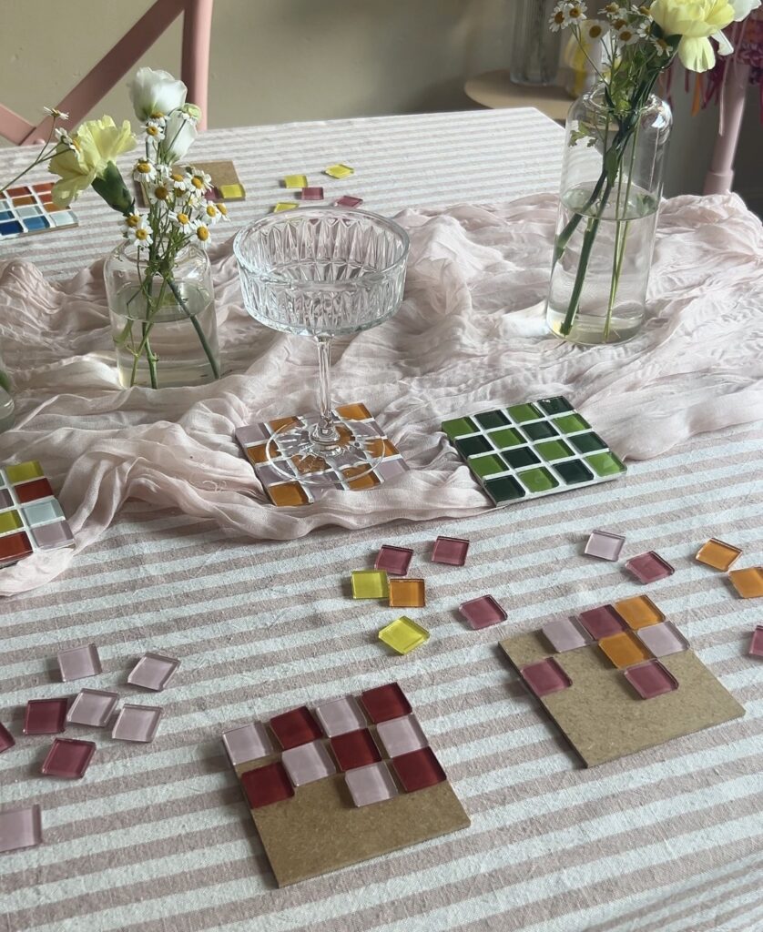 Mosaik Untersetzer Workshop in Münster