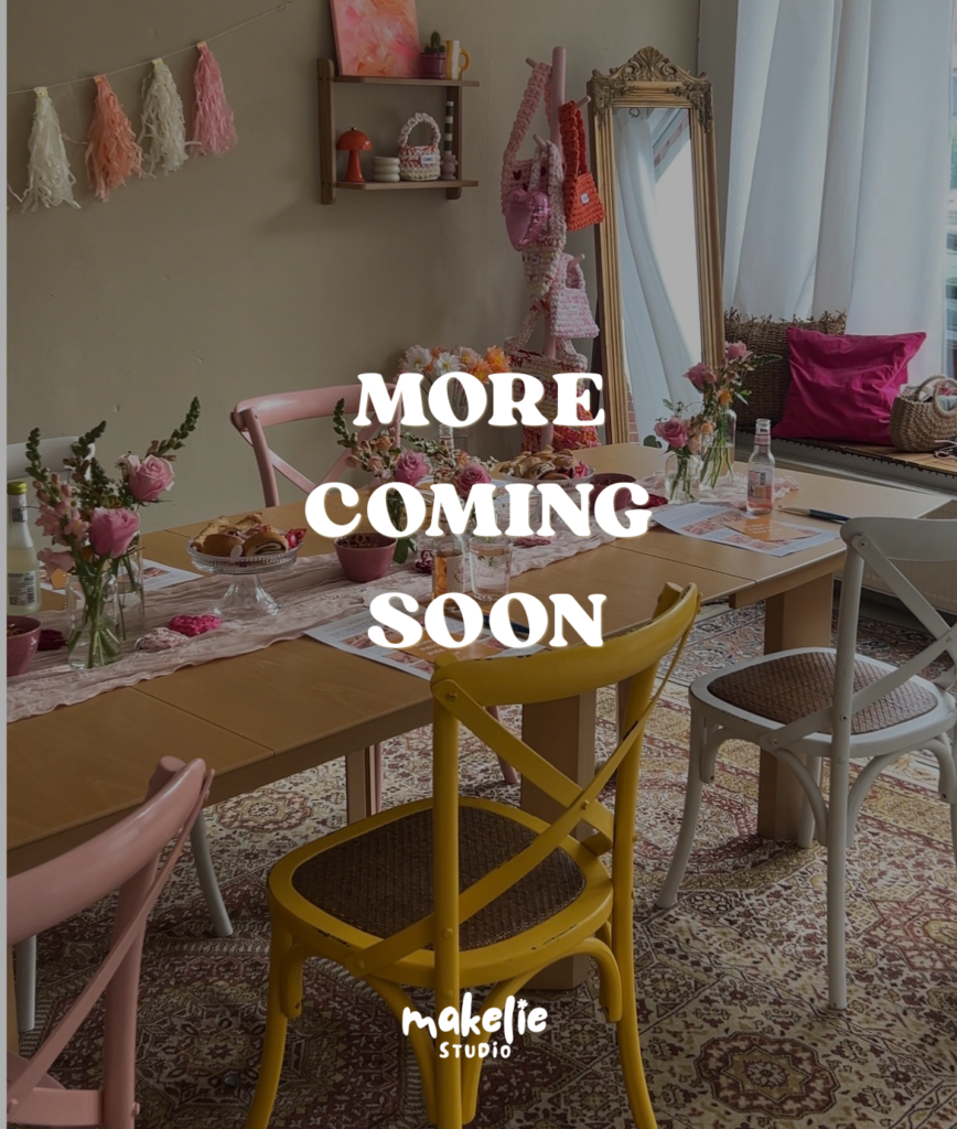 more coming soon workshops bei makelie studio in Münster